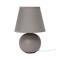 Simple Designs Gray Mini Ceramic Globe Table Lamp